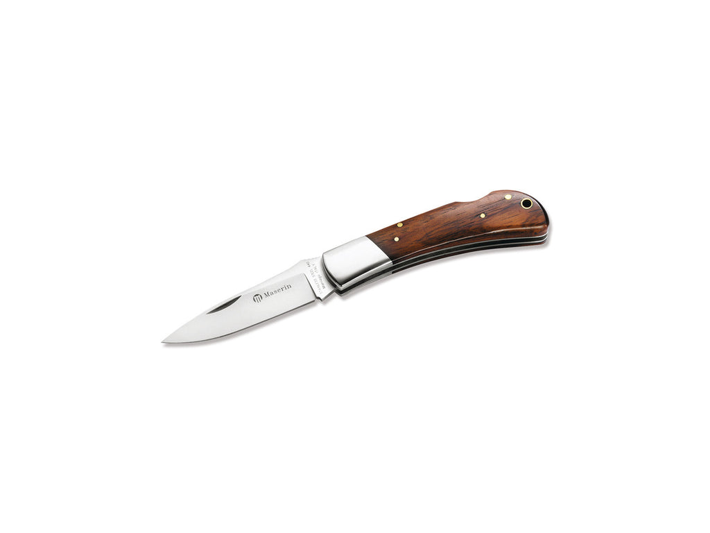 Maserin Hunting Line 75mm drop-point blade, cocobolo wood handle