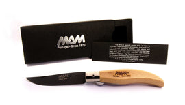 MAM 90mm Ibericas pocket knife with black titanium, bubinga wood