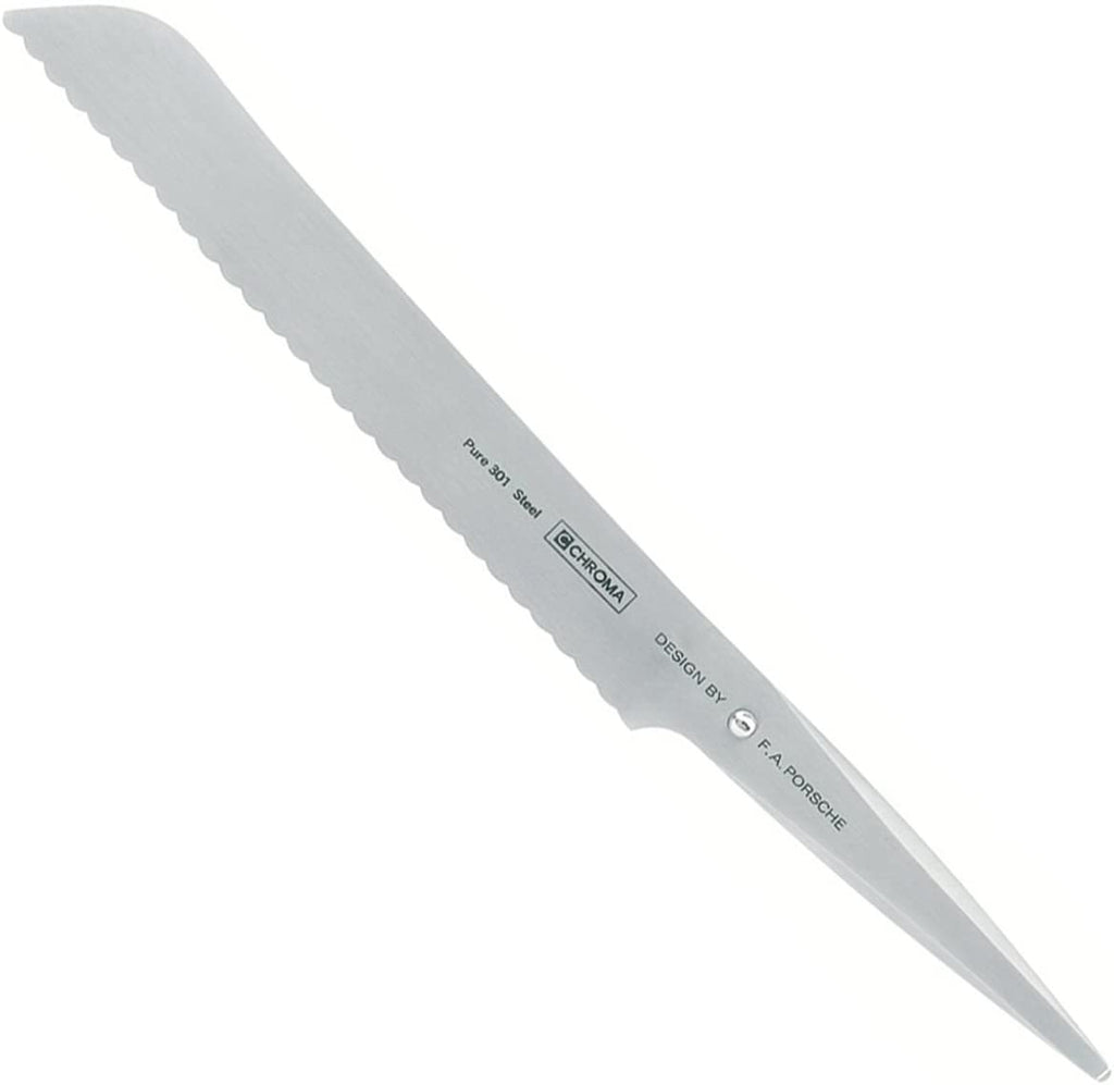Chroma Type 301 designed by F.A. Porsche 8 1/2 inch Bread Knife