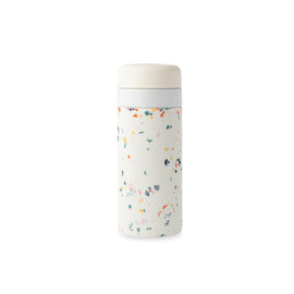Porter Insulated Bottle Terrazzo 475ml - Cream | King of Knives Australia