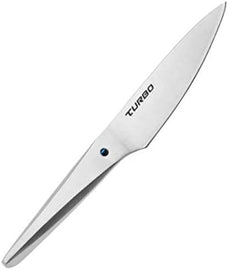 Chroma Type 301 Blue Turbo Steel Ka-Six edge designed by F.A. Porsche 5 3/4 inch Small Chef Knife
