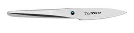 Chroma Type 301 Blue Turbo Steel Ka-Six edge designed by F.A. Porsche 3 1/2 inch Paring Knife