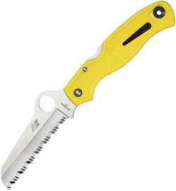 Spyderco Atlantic Salt Lockback Yellow