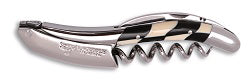 Laguiole En Aubrac Wine Opener - Draughtboard Ebony/Ivory (Fossilised Mammoth Ivory)