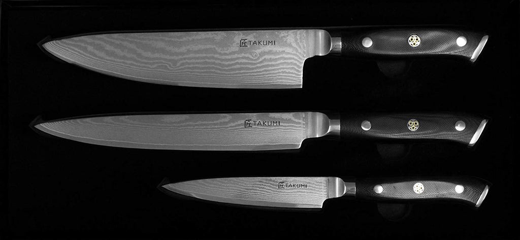 Takumi 3pc Takumi Artisan Series (20cm Chef, 20cm Slicing & 12cm Utility)
