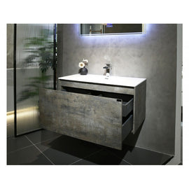 Prado 750mm Wall Hung Vanity in Maple Oak | King of Knives e-store