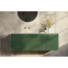 Rimini 1400mm Wall Hung Vanity in Rain Forest | King of Knives e-store