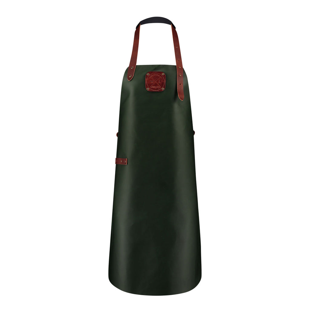 Witloft Classic apron - Green/Cognac