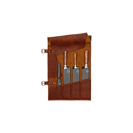 Witloft Knife rolls 5-pocket - Cognac/Cognac