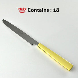 Svanera TABLE KNIFE YELLOW ELENA Number in box : 18