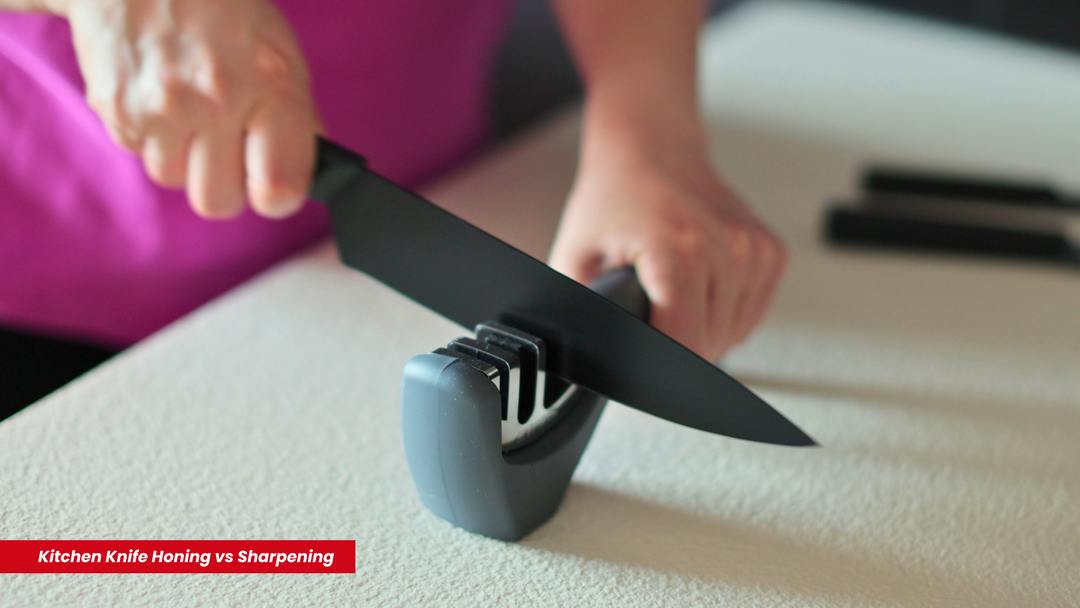 Kitchen Knives Maintenance: Difference Honing vs Sharpening | King of Knives e-store