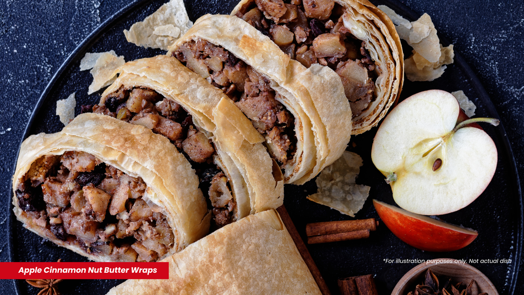 Apple Cinnamon Nut Butter Wraps