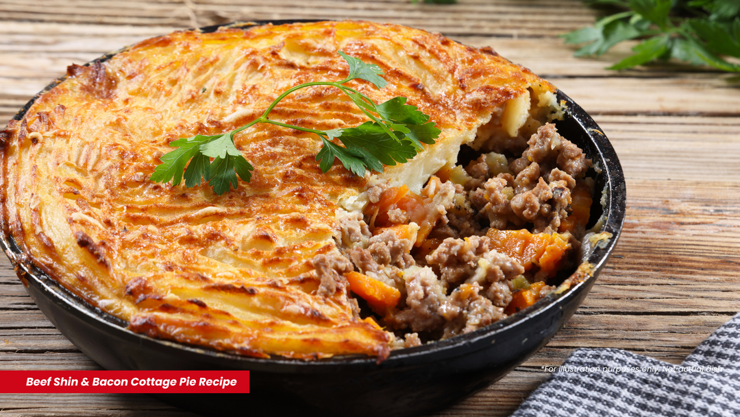 Beef Shin & Bacon Cottage Pie | King of Knives e-Store