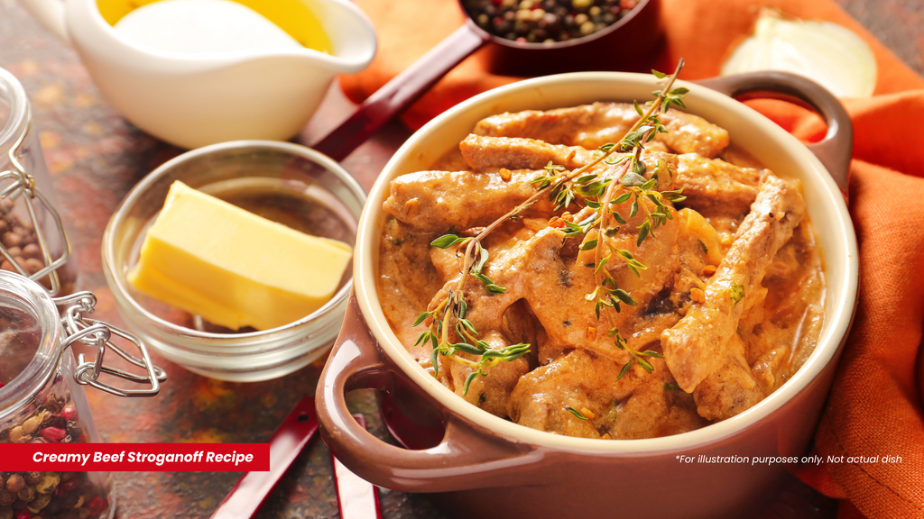 Creamy Beef Stroganoff Recipe