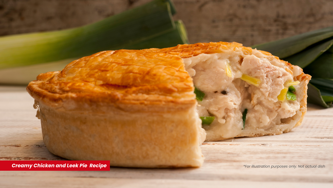 Creamy Chicken & Leek Pie | King of Knives