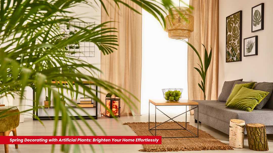 Spring Decorating with Artificial Plants | King of Knives e-store