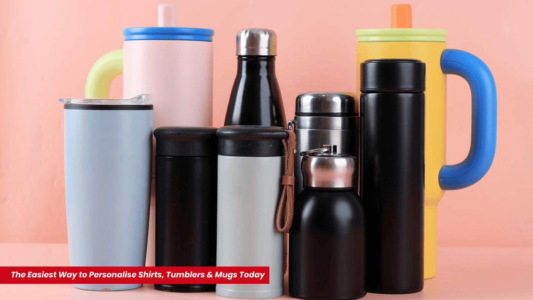 The Easiest Way to Personalise Shirts, Tumblers & Mugs Today