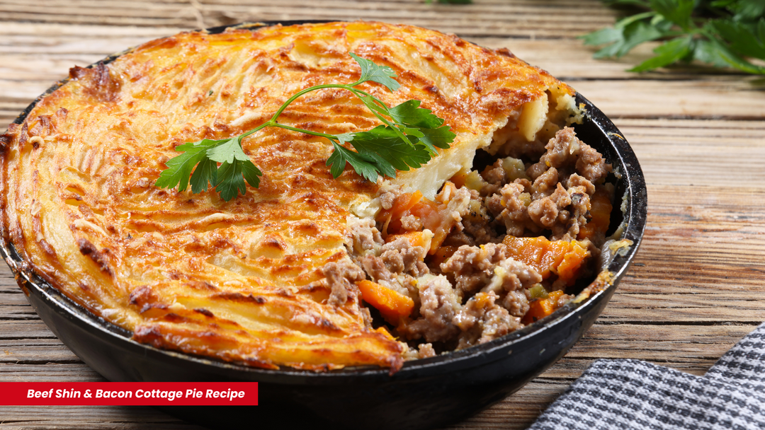 Winter Recipe - Beef Shin & Bacon Cottage Pie | King of Knives e-store