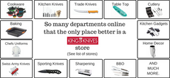 Over 2500 products online and many more in-store. Here is just a sample.
