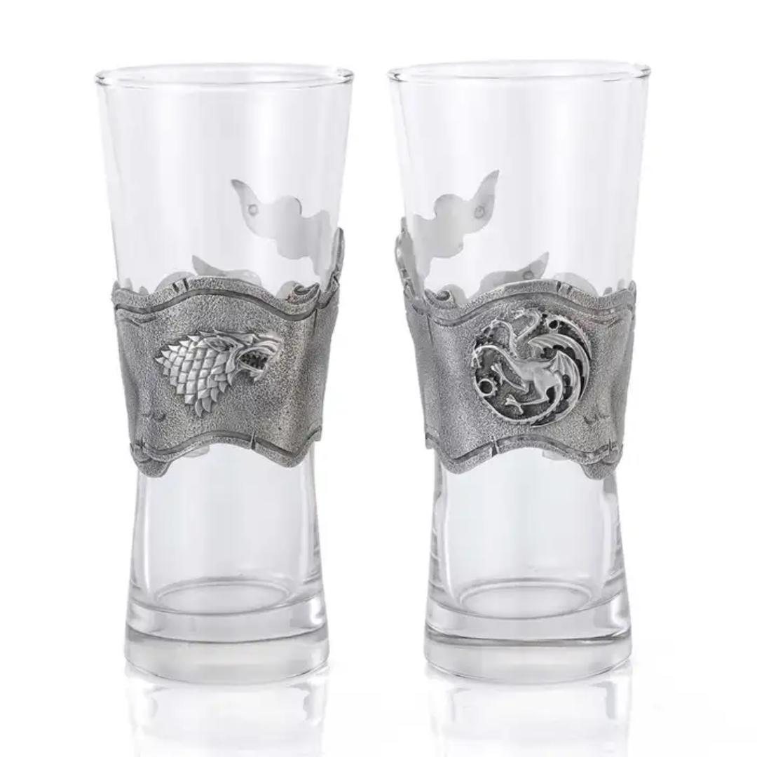 Royal Selangor Sovereign Goblet Pair (16cL) - G/Box Ice & Fire Pilsner (30cL)