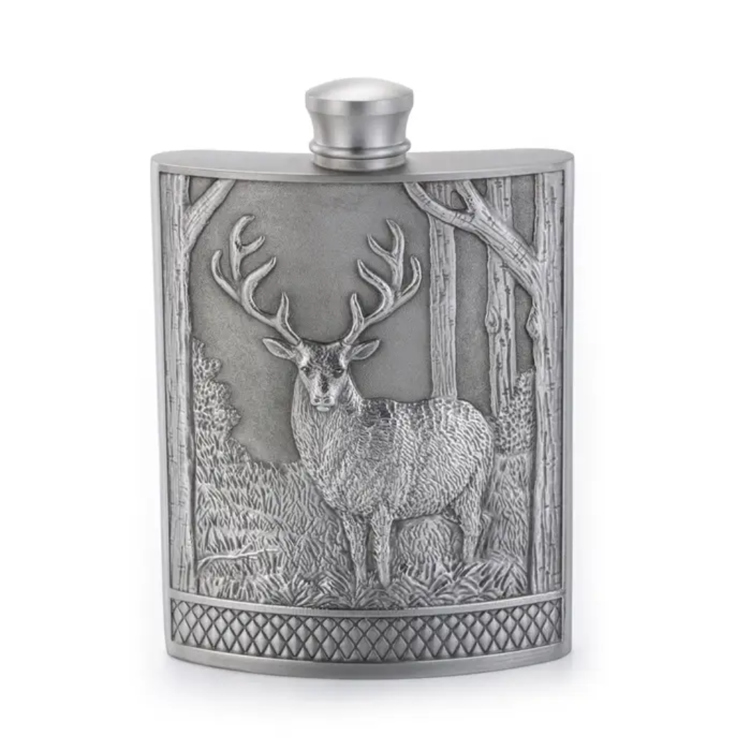 Royal Selangor WOODLAND Stag Hip Flask (16.5cL)