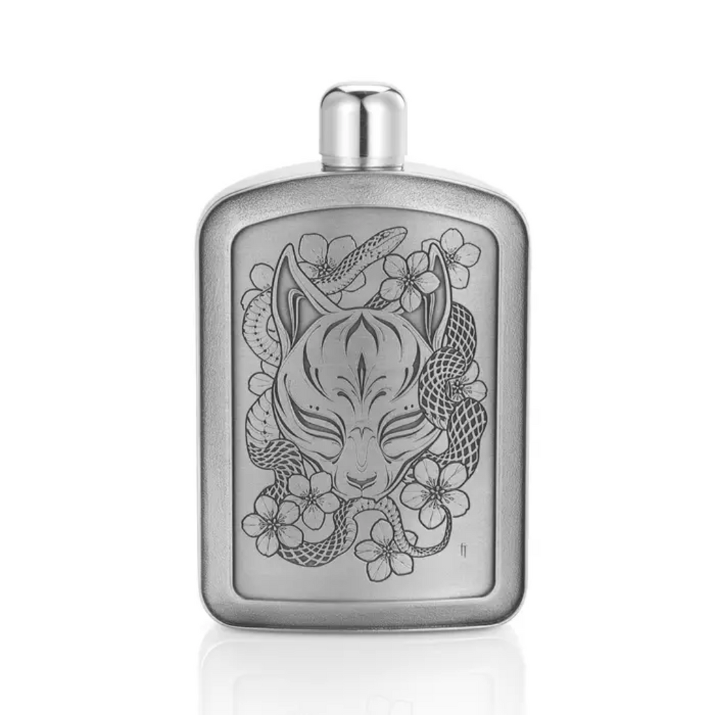 Royal Selangor INK Fin T Kitsune Hip Flask (15cL) (LE)