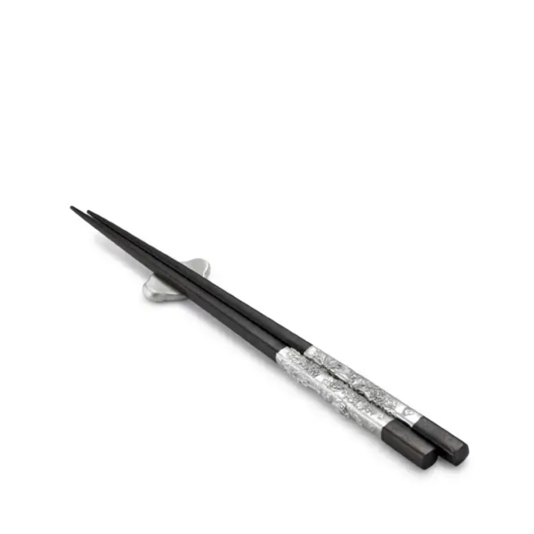 Royal Selangor Four Seasons Chopsticks & Rest Set