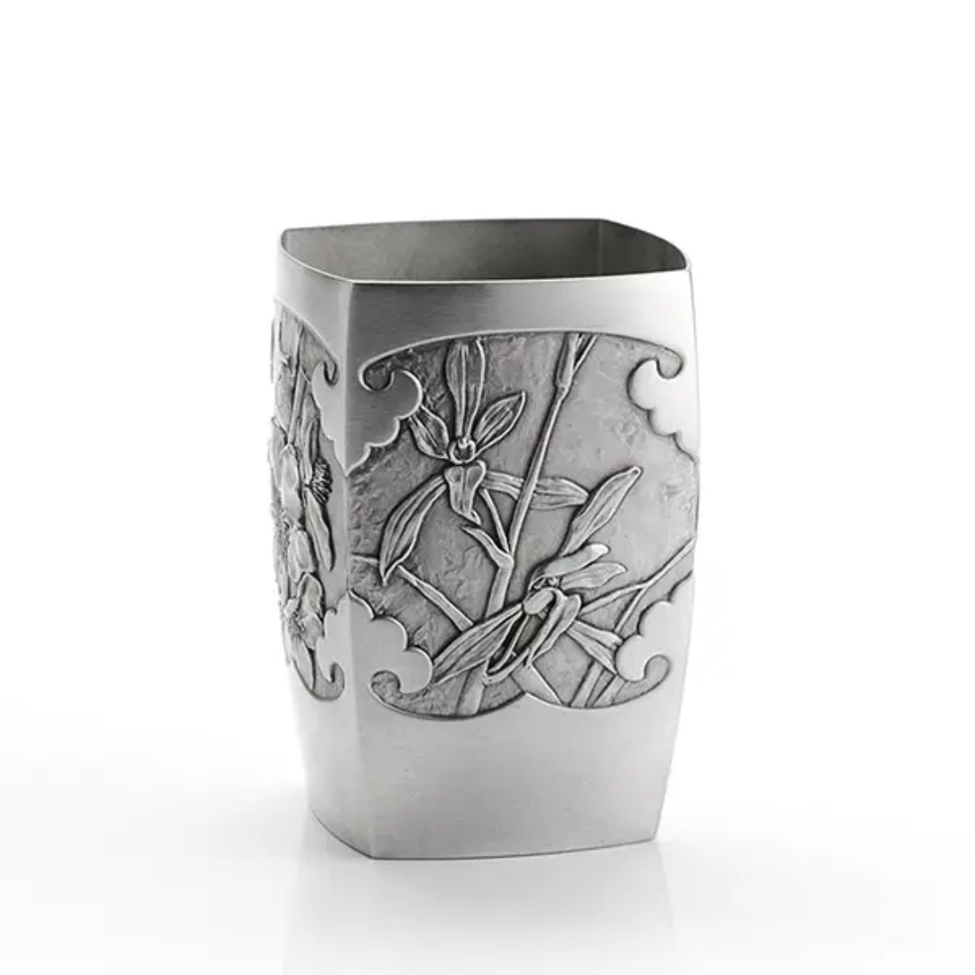 Royal Selangor Four Gentleman Chopsticks & Rest Set