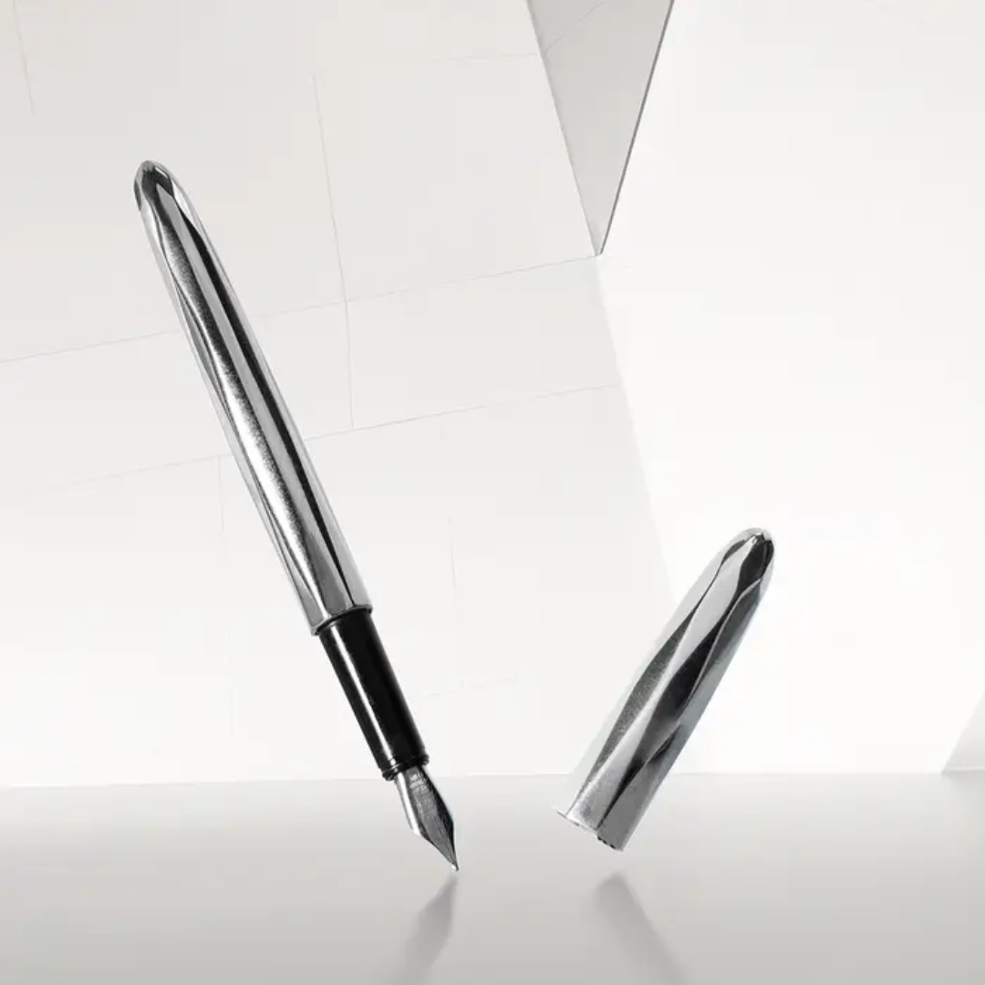 Royal Selangor Solus Boston Broad Nib Fountain Pen in Wood Box