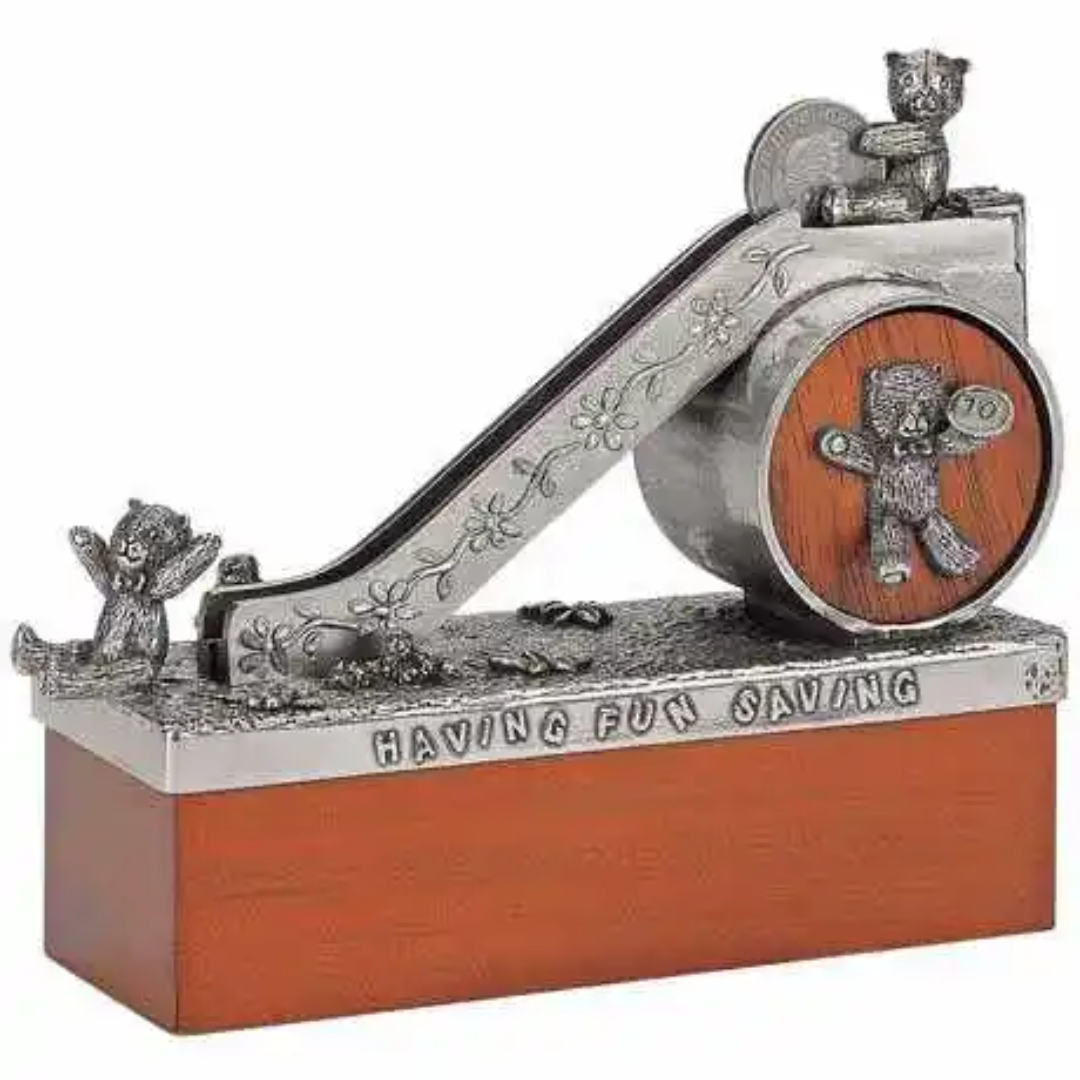 Royal Selangor Teddy Bears Picnic Having Fun Saving Coin Box