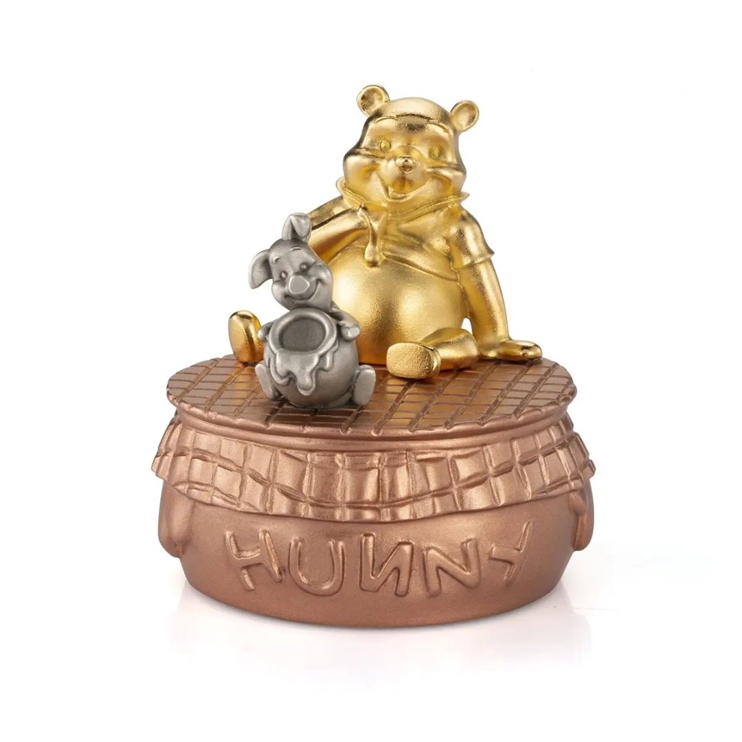 Royal Selangor Disney Music Carousel - Gilt Winnie the Pooh Music Carousel