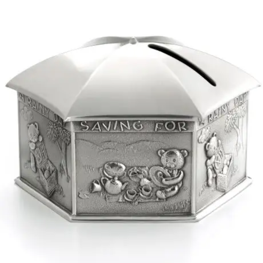 Royal Selangor Teddy Bears Picnic Rainy Day Coin Box