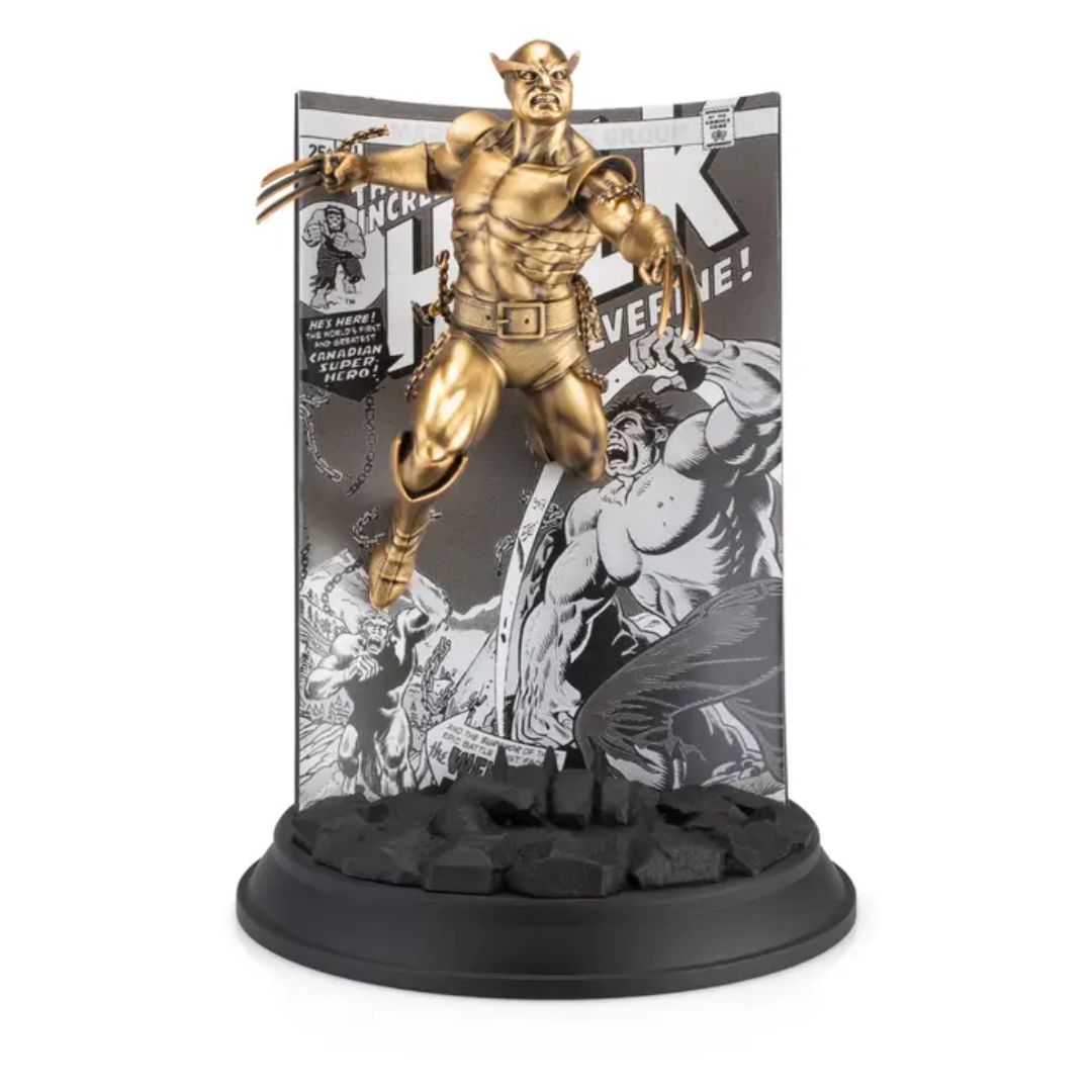 Royal Selangor Marvel (Limited Edition)- ** Gilt Wolverine The Incredible Hulk Volume 1 #181 (LE)