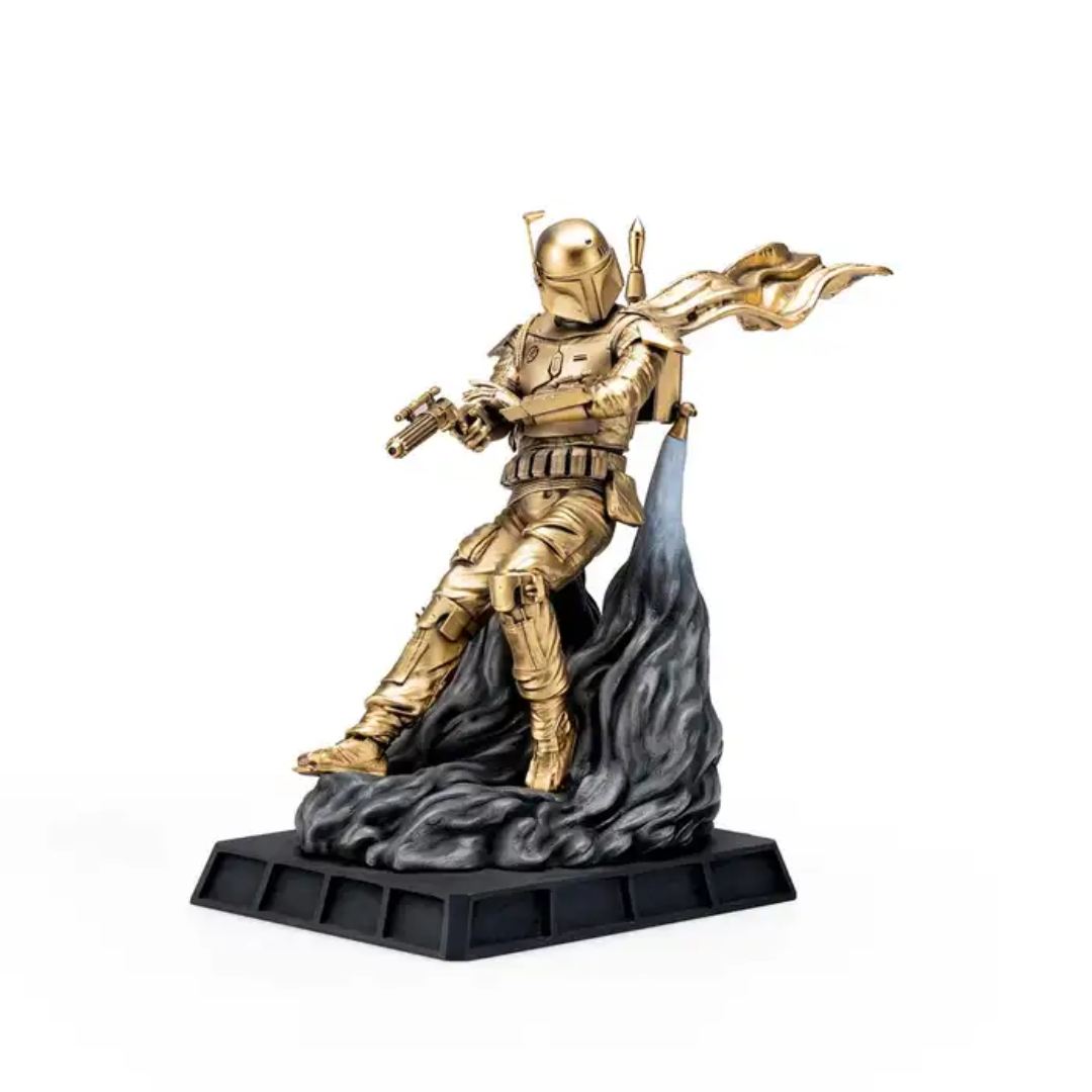 Royal Selangor Star Wars (Limited Edition) **Gilt Boba Fett Battle Ready Figurine (LE)