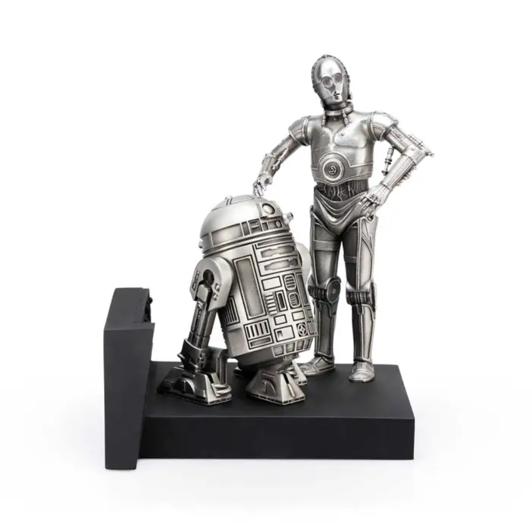 Royal Selangor Star Wars C-3PO & R2-D2 Endore Figurine