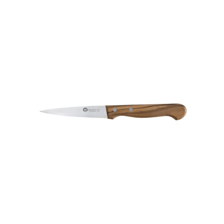 Maserin 9cm paring knife AISI 420 stainless steel olive wood handle kitchen knife