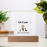 Personalised Acrylic Square Plaque