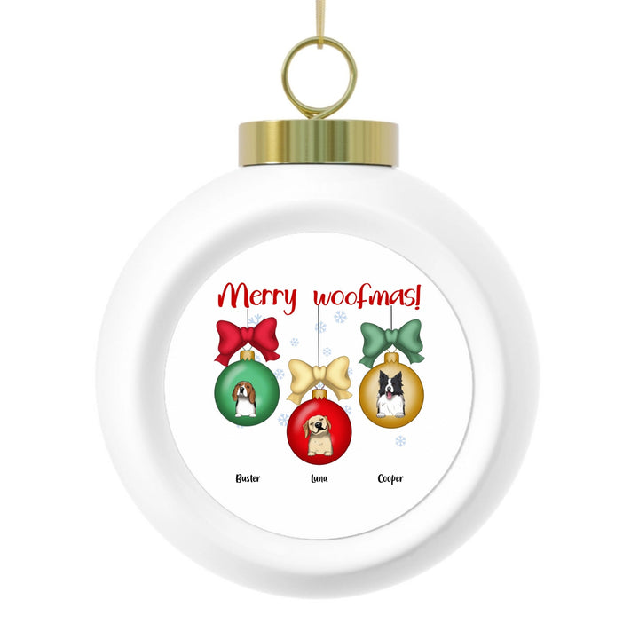 Personalised Christmas Ball Ornament