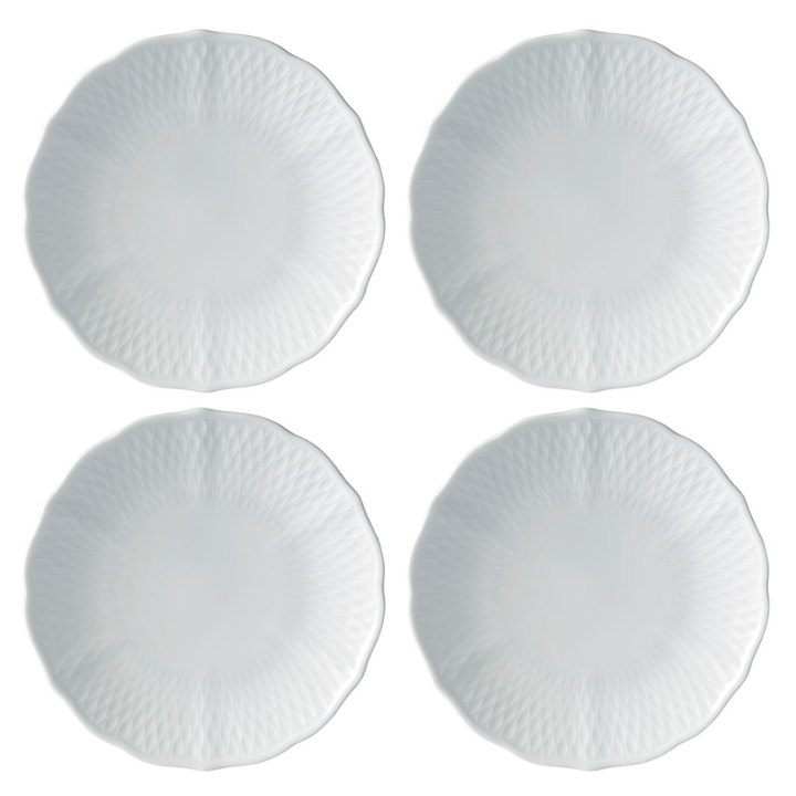 Noritake Cher Blanc Cake Plate Set of 4