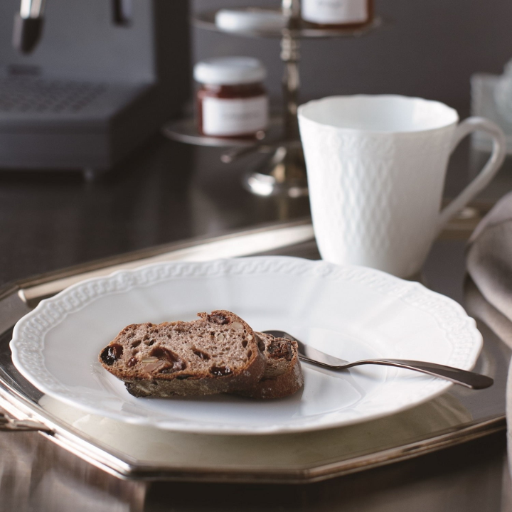 Noritake Cher Blanc Cake Plate Set of 4