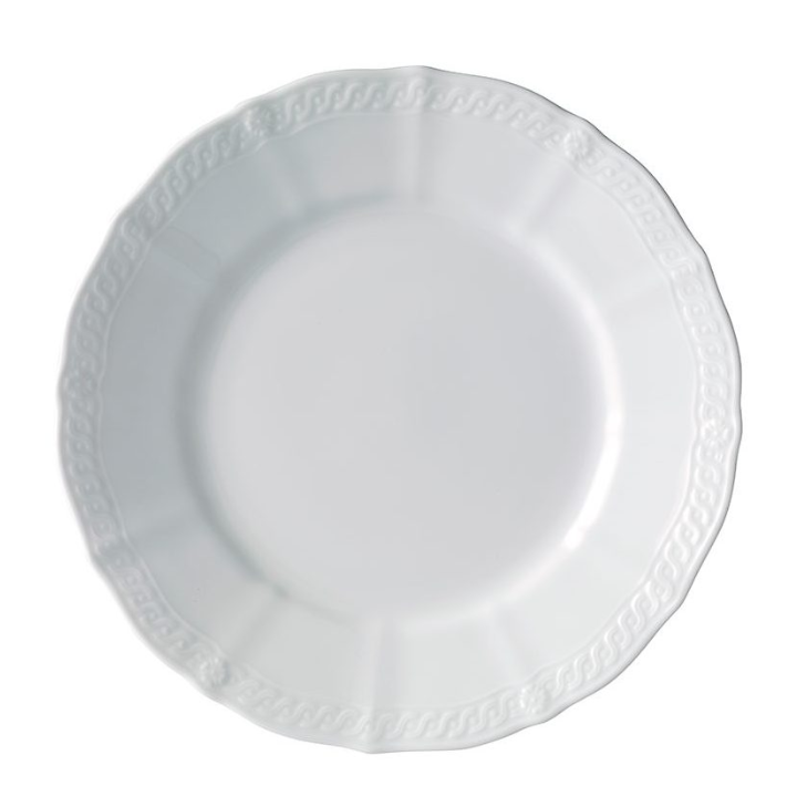 Noritake Cher Blanc Entrée Plate and Cup Set White