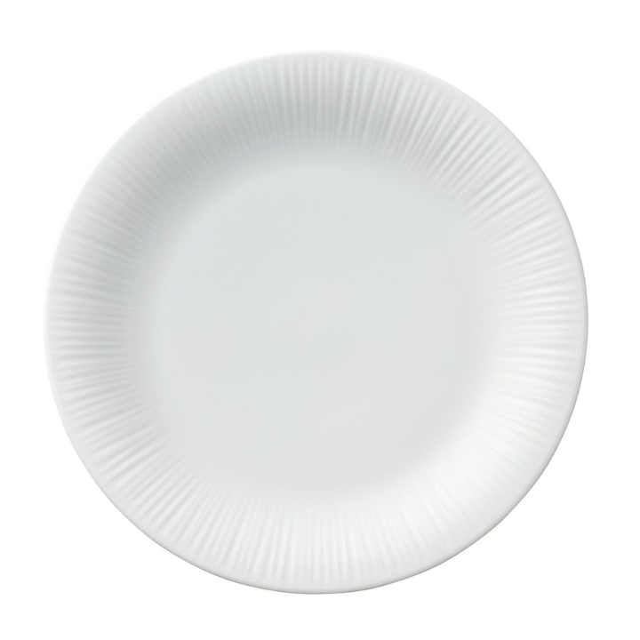 Noritake Conifere 21cm Entrée Plate Set, White, stacked