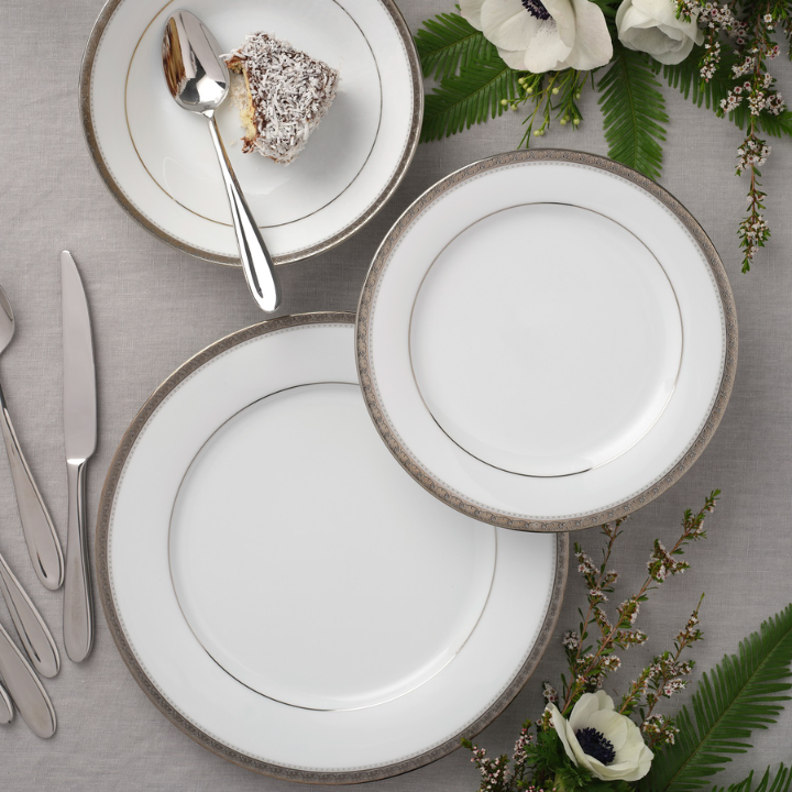 Noritake Charlotta Platinum 16cm Plate