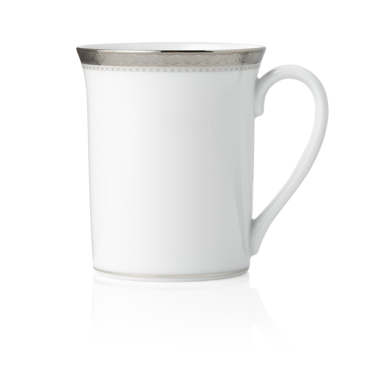 Noritake Charlotta Platinum microwave Safe Mug
