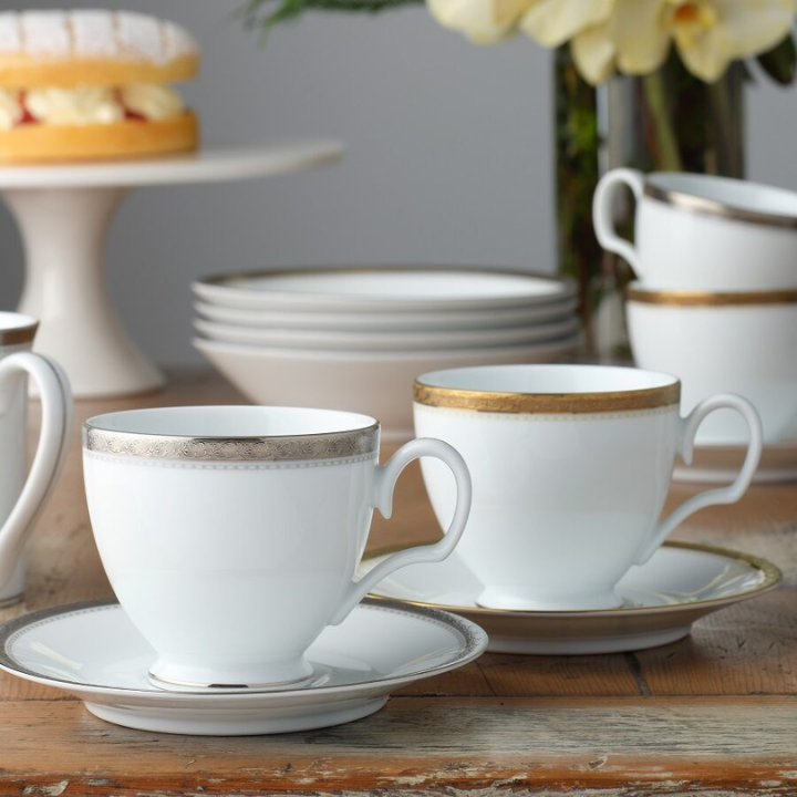 Noritake Charlotta Platinum microwave Safe Mug