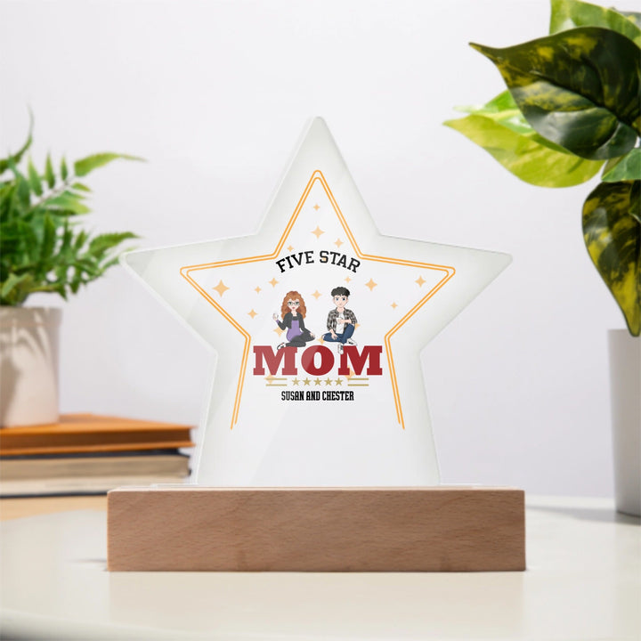 Personalised Acrylic Star Plaque