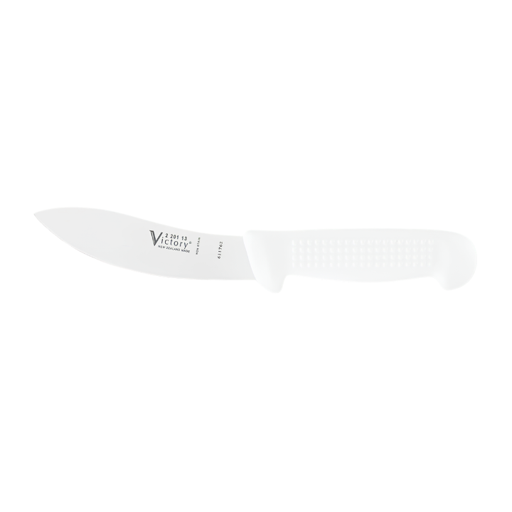 Victory 13cm sheep skinning knife stainless steel white handle meat processing knife