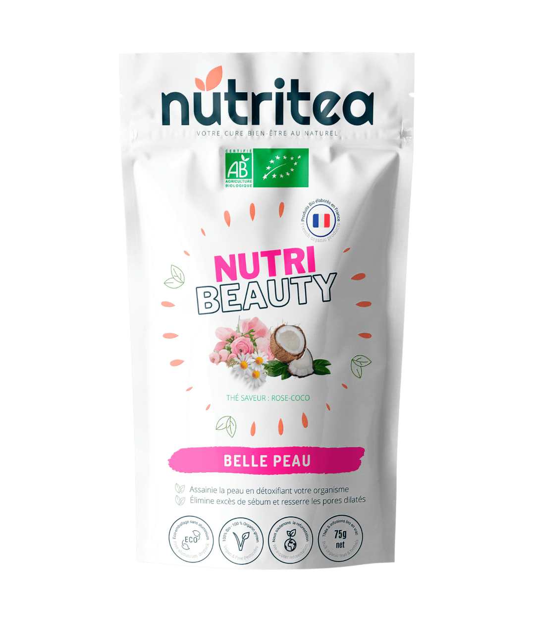 NutriBeauty-Organic beautiful skin tea