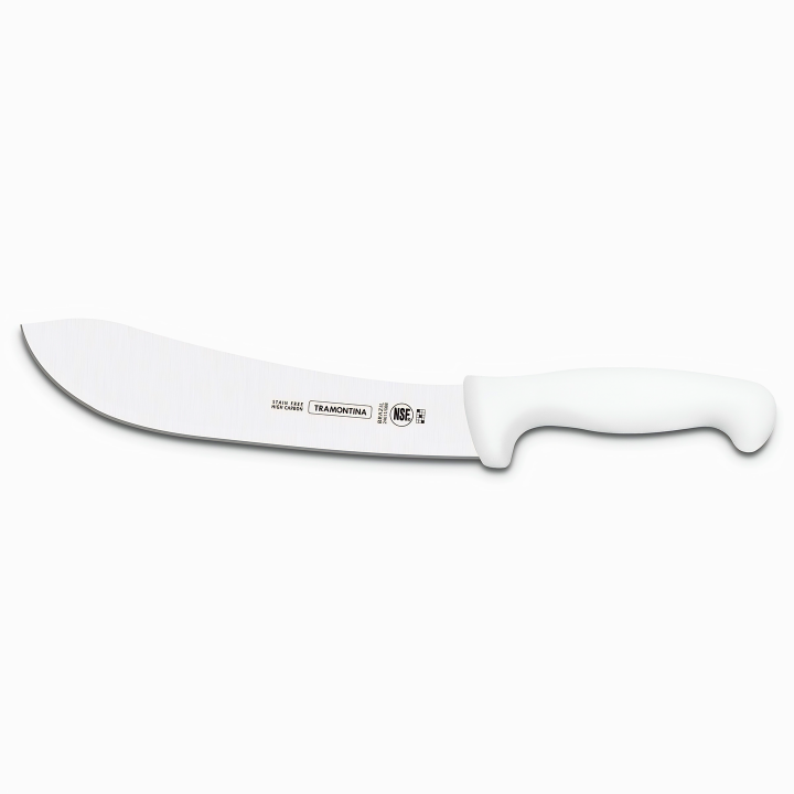 Tramontina 250mm butcher knife stainless steel blade polycarbonate handle heavy duty meat knife
