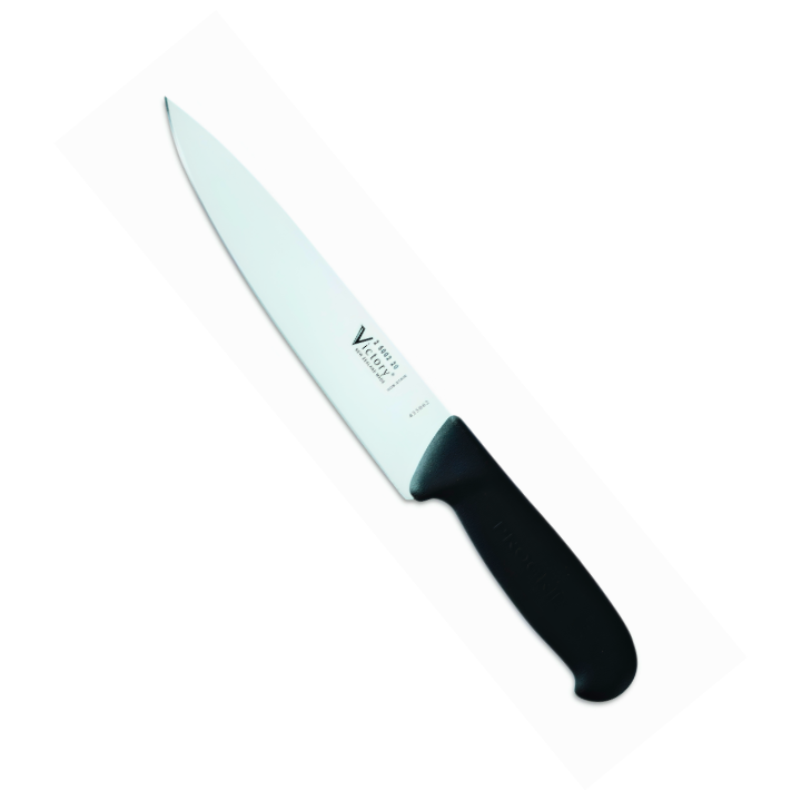 Victory 20cm chef knife stainless steel blade black progrip handle kitchen knife